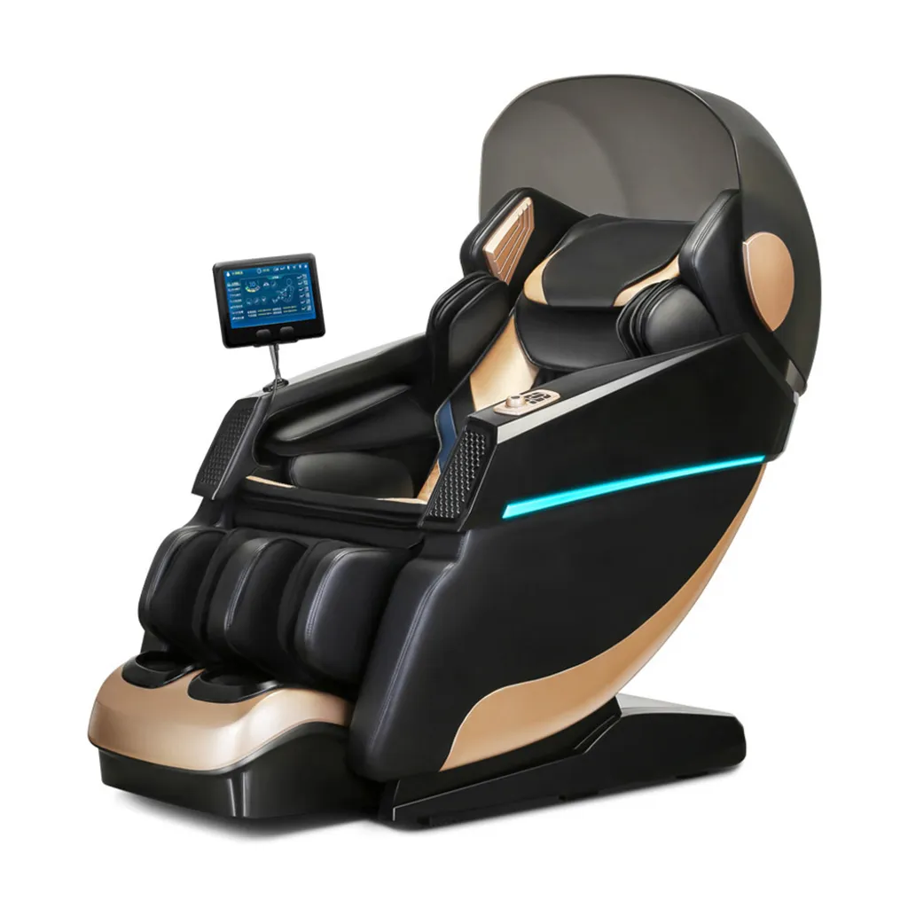 360Home 4D Massagesessel,  Wärmefunktion, Sprachsteuerung,Zero Gravity, Bluetooth SL Schienen GH988